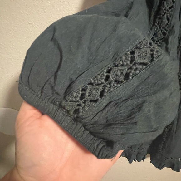 Emerald Green American Eagle Romper - Picture 5 of 5